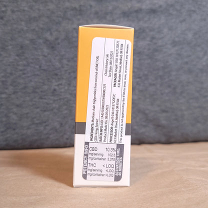 Angel 3000 mg CBD Isolate Tincture Label