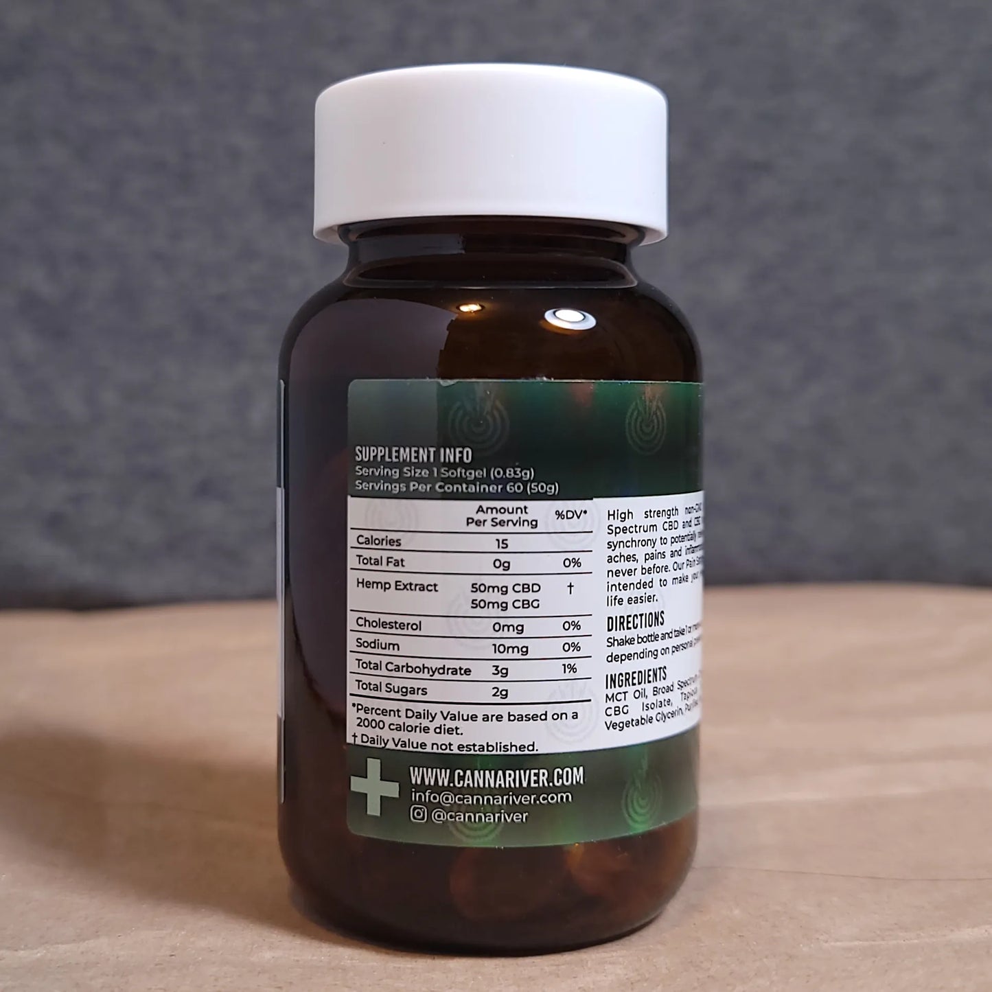 Canna River - Pain Softgels
