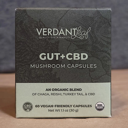 Verdant Leaf - "Gut Support" + CBD Capsules
