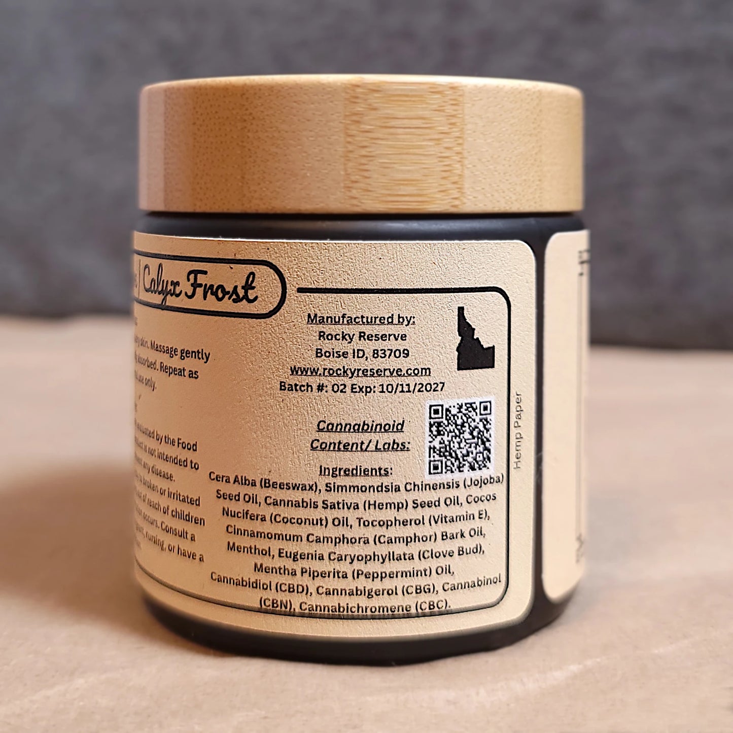 Rocky Reserve - Calyx Frost Salve