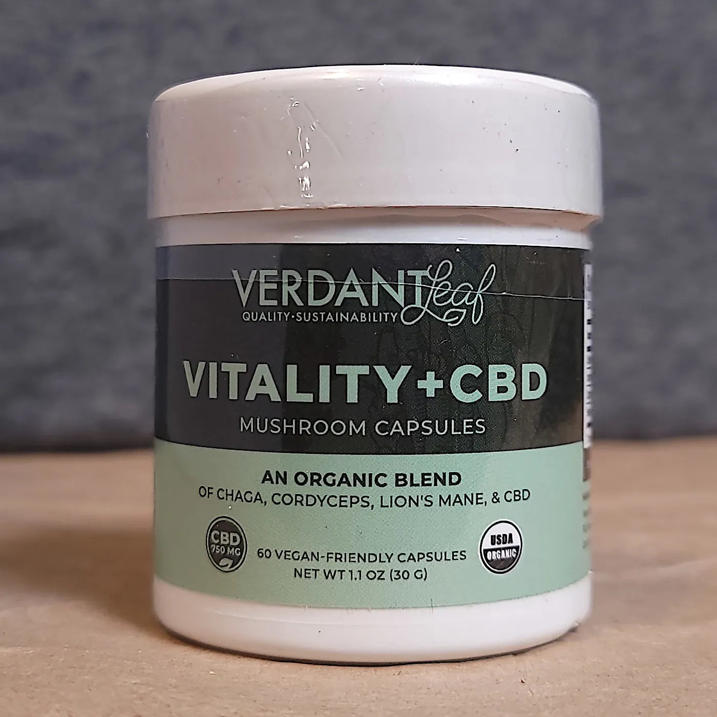 Verdant Leaf - "Vitality" + CBD Capsules