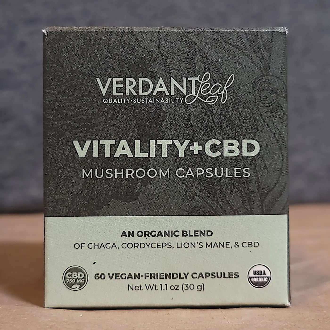 Verdant Leaf - "Vitality" + CBD Capsules