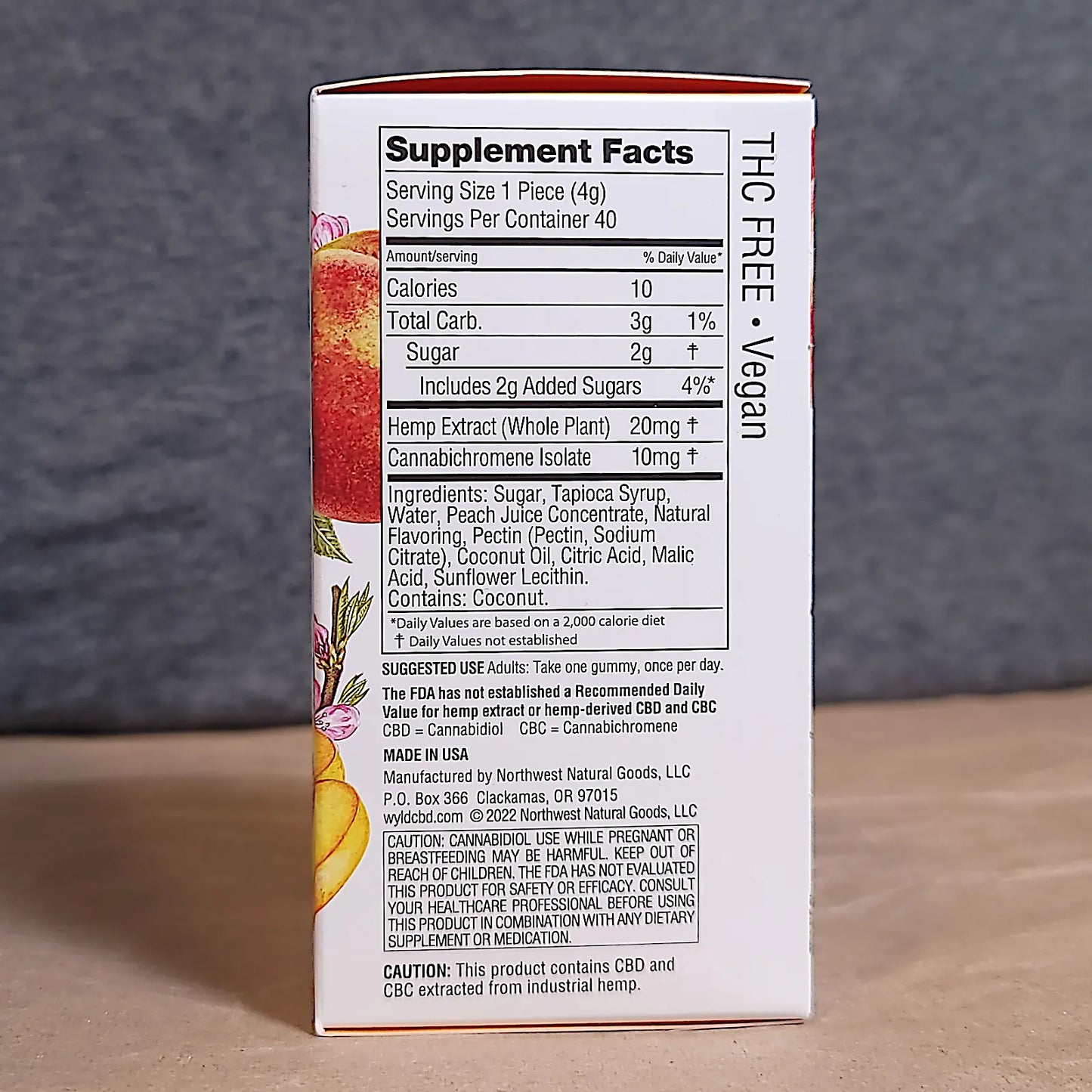 Wyld - Peach Uplift Gummies