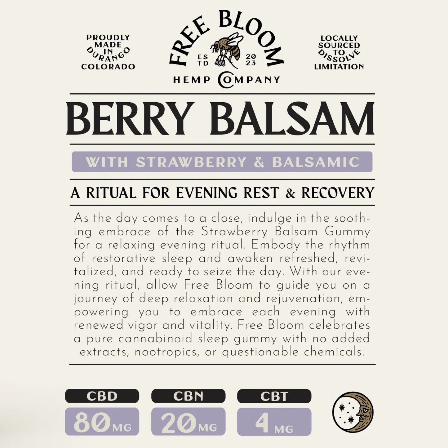 Free Bloom - Berry Balsam Sleep Gummies