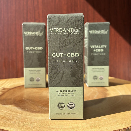 Verdant Leaf - "Gut Support" + CBD Tincture