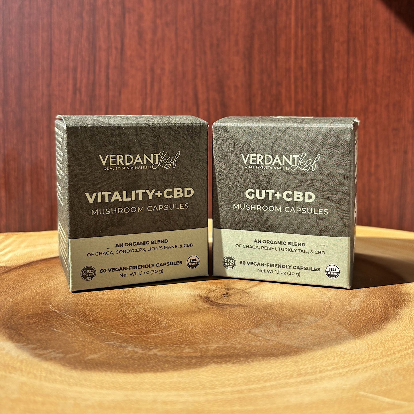Verdant Leaf - "Gut Support" + CBD Capsules