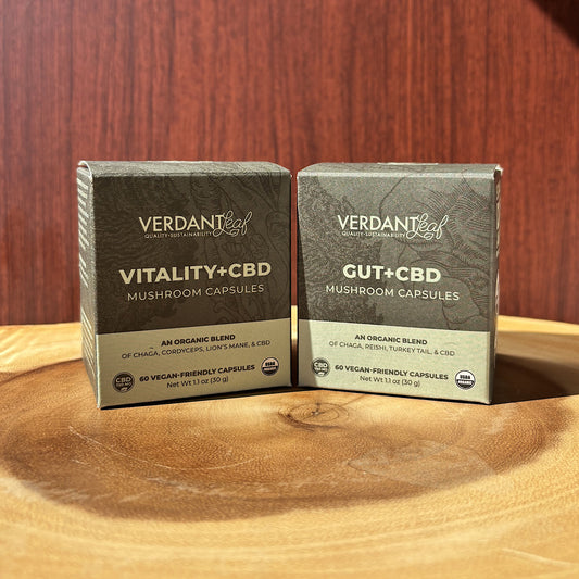 Verdant Leaf - "Gut Support" + CBD Capsules