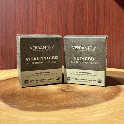 Verdant Leaf - "Vitality" + CBD Capsules